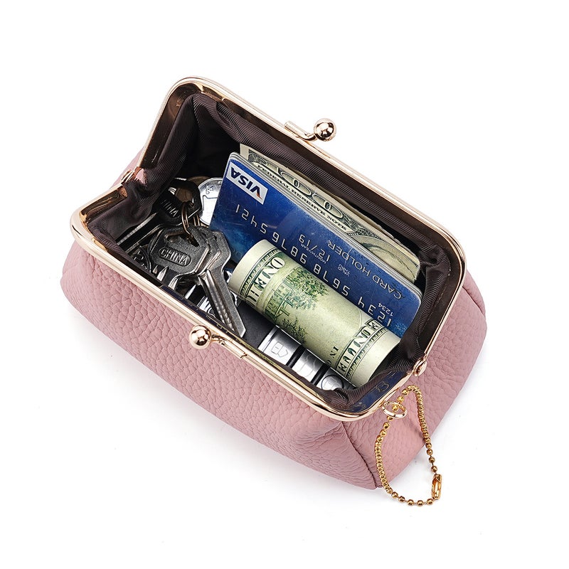 Made New Lipstick Clutch Bag, Fashionable Korean And Japanese Style Cosmetic Bag, Coin Purse, Hand-Held Storage Bag, Genuine Leather - Image 5